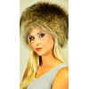 Raccoon fur hat